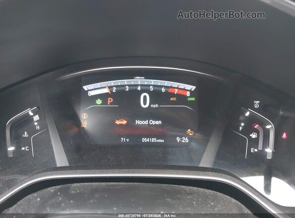 2HKRW2H88NH634064 2022 HONDA CR-V Black Vista de los asientos traseros