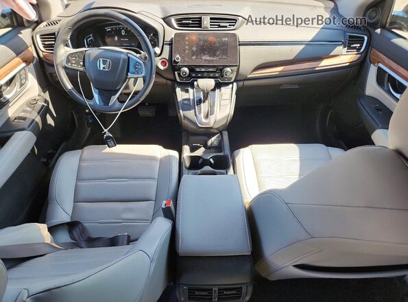 2HKRW2H89HH660189 2017 HONDA CR-V Red Widok deski rozdzielczej