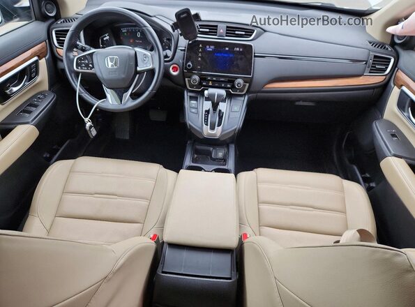 2HKRW2H89JH618160 2018 HONDA CR-V Белый Вид панели приборов