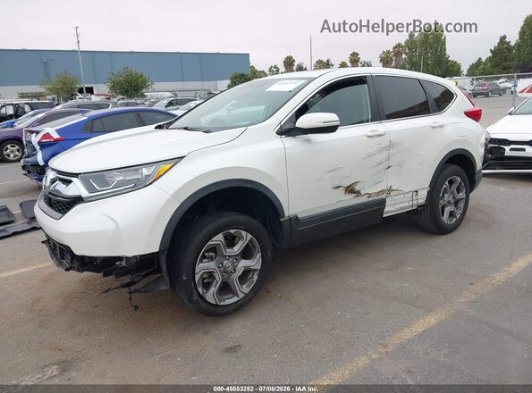 2HKRW2H89JH655337 2018 HONDA CR-V Белый Передняя левая четверть