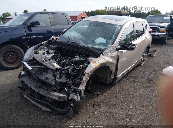 2HKRW2H89JH686877 2018 HONDA CR-V Beige Vista tres cuartos delantera izquierda