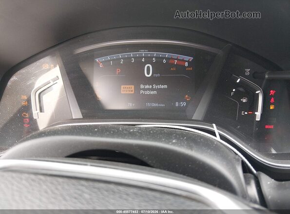 2HKRW2H89JH686877 2018 HONDA CR-V Beige Vista de los asientos traseros
