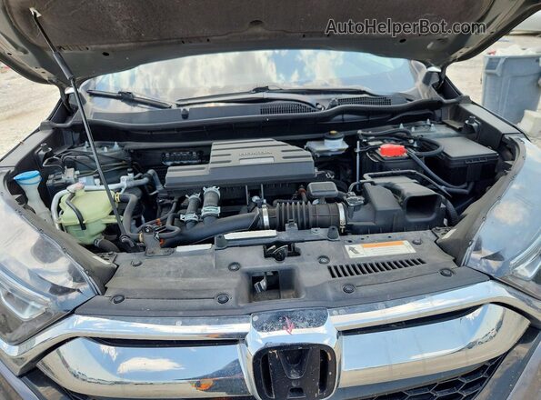 2HKRW2H8XHH649136 2017 HONDA CR-V Gray Widok wnętrza z tyłu
