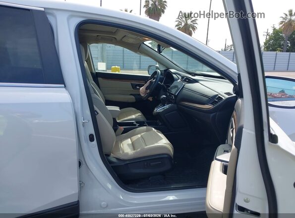 2HKRW2H8XLH700255 2020 HONDA CR-V Белый Вид салона спереди