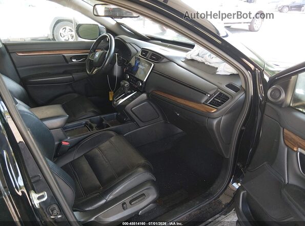 2HKRW2H8XNH632638 2022 HONDA CR-V Black Вид салону спереду