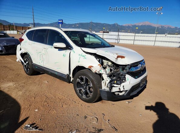 2HKRW2H90JH650164 2018 HONDA CR-V White Przód prawy