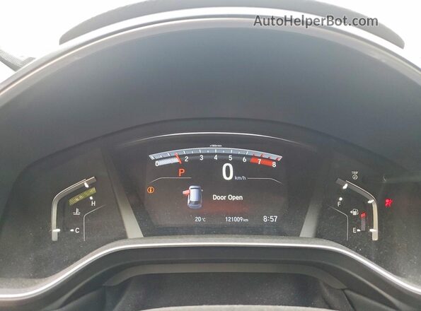 2HKRW2H90LH235879 2020 HONDA CR-V White Սարքավորումների վահանակի տեսք