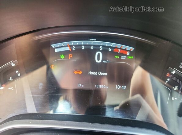 2HKRW2H90NH200150 2022 HONDA CR-V Белый Вид щитка приборов