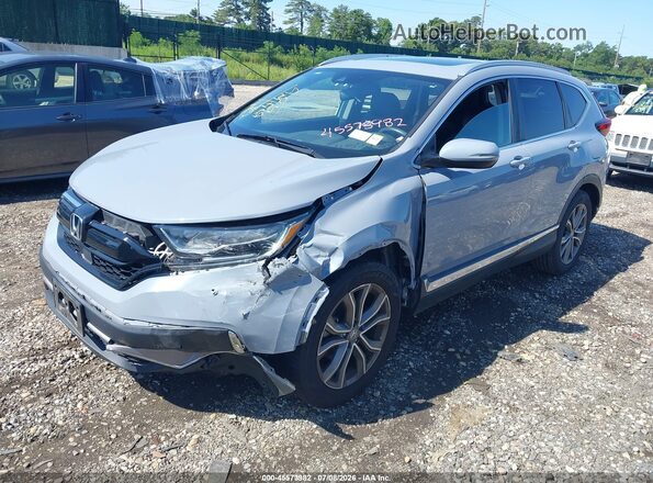 2HKRW2H91NH609922 2022 HONDA CR-V Gray წინა მარცხენა ხედი სამი მეოთხედიდან