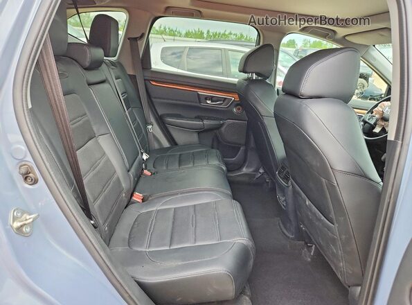2HKRW2H92LH211146 2020 HONDA CR-V Blue Rear interior view