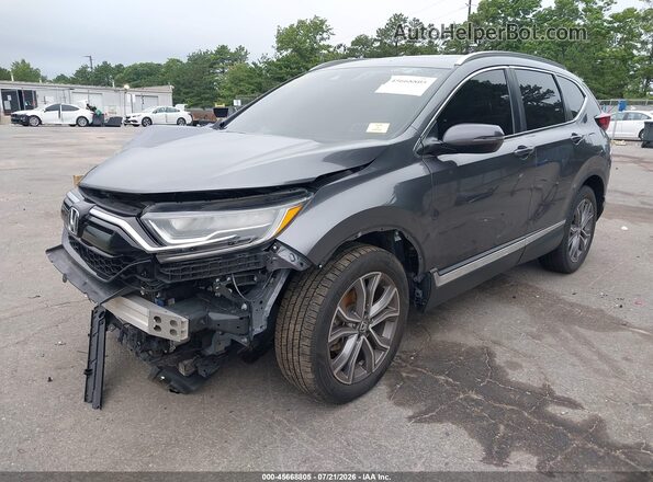 2HKRW2H92MH615694 2021 HONDA CR-V Gray Առջևի ձախ երեք քառորդ տեսարան
