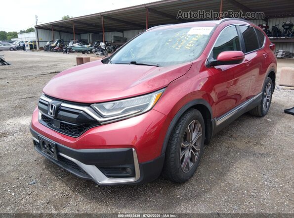2HKRW2H94LH606087 2020 HONDA CR-V Red Առջևի ձախ երեք քառորդ տեսարան