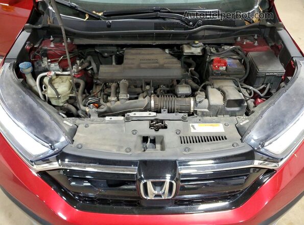 2HKRW2H95NH646813 2022 HONDA CR-V Maroon Widok komory silnika
