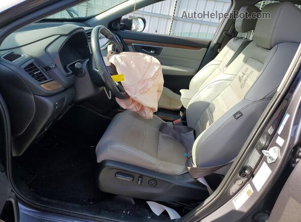 2HKRW2H95NH647573 2022 HONDA CR-V Gray Vista interior delantera