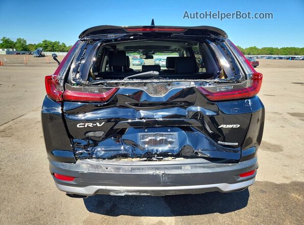2HKRW2H96NH653009 2022 HONDA CR-V Black Вид ззаду