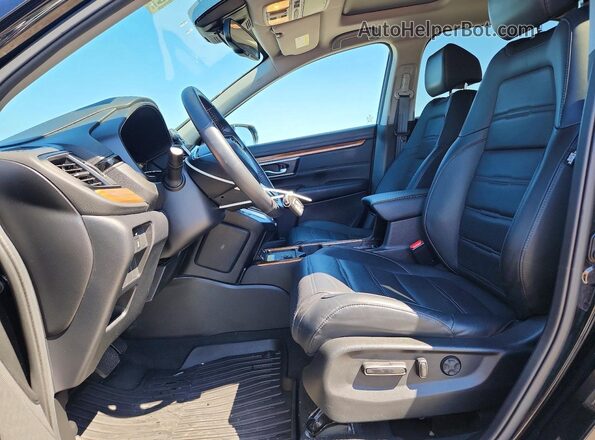 2HKRW2H96NH653009 2022 HONDA CR-V Black Вид салону спереду