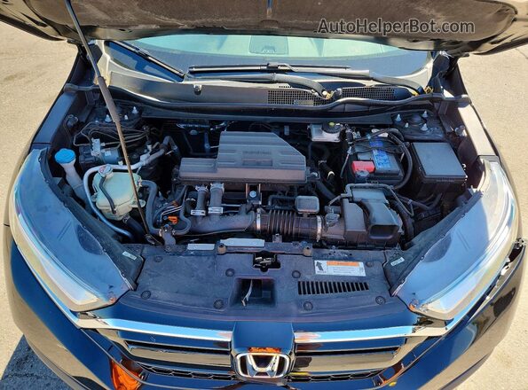 2HKRW2H96NH653009 2022 HONDA CR-V Black Вид підкапотного простору