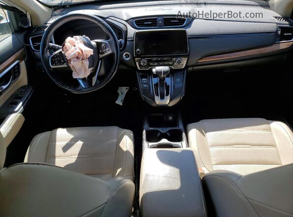 2HKRW2H9XHH124005 2017 HONDA CR-V White Vista del salpicadero