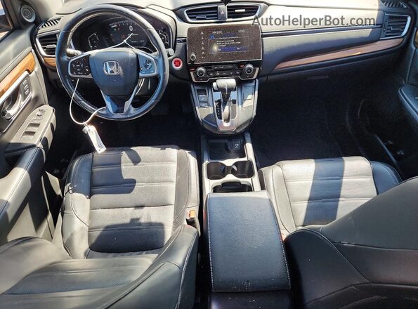 2HKRW2H9XKH117997 2019 HONDA CR-V Silver Dashboard view