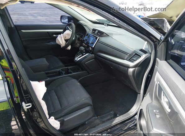 2HKRW5H30JH425546 2018 HONDA CR-V Черный Вид салона спереди