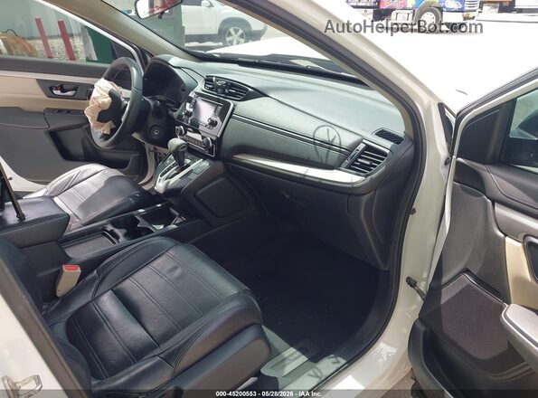 2HKRW5H37KH413251 2019 HONDA CR-V White Front interior view