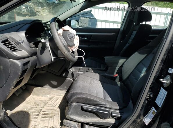 2HKRW6H34HH214950 2017 HONDA CR-V Black წინა სალონის ხედი