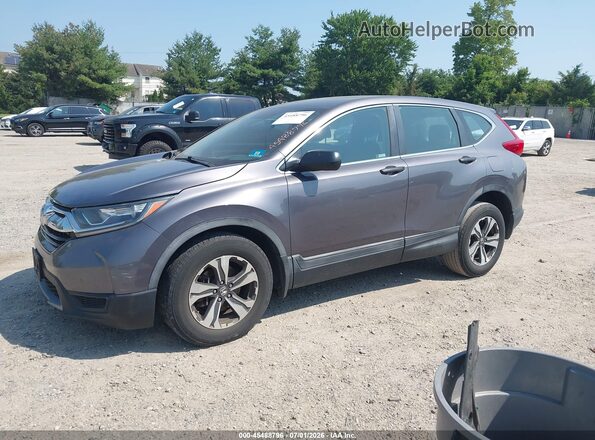 2HKRW6H34JH232709 2018 HONDA CR-V Gray წინა მარცხენა ხედი სამი მეოთხედიდან