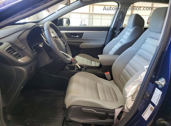 2HKRW6H34KH223221 2019 HONDA CR-V Синий Вид салона спереди