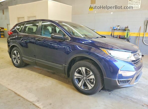 2HKRW6H34KH223221 2019 HONDA CR-V Синий Передняя правая четверть