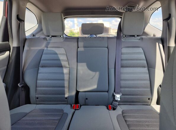 2HKRW6H35JH206166 2018 HONDA CR-V Maroon Vista de los asientos traseros