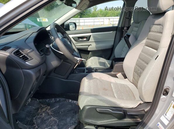 2HKRW6H35JH212677 2018 HONDA CR-V Серебряный Вид салона спереди
