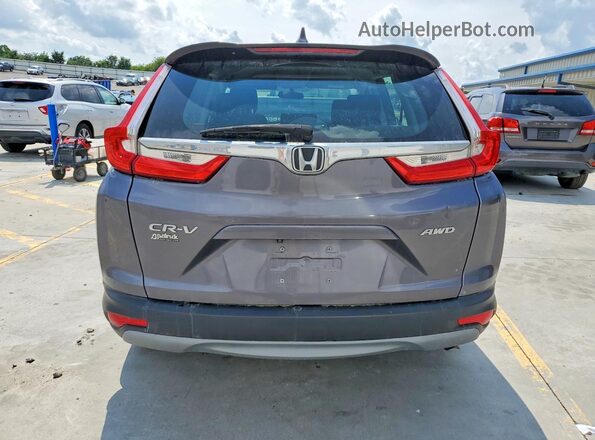 2HKRW6H35JH222707 2018 HONDA CR-V Gray Вид ззаду