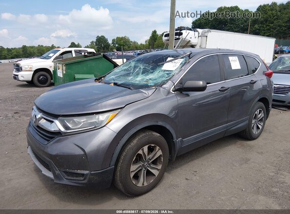 2HKRW6H36JH221744 2018 HONDA CR-V Gray Przód lewy