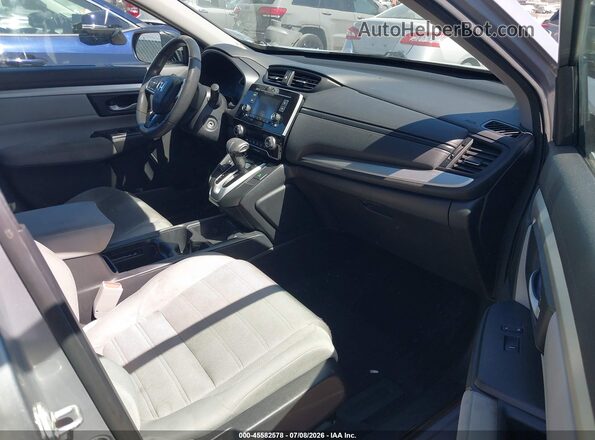 2HKRW6H37JH228055 2018 HONDA CR-V Silver Widok wnętrza z przodu