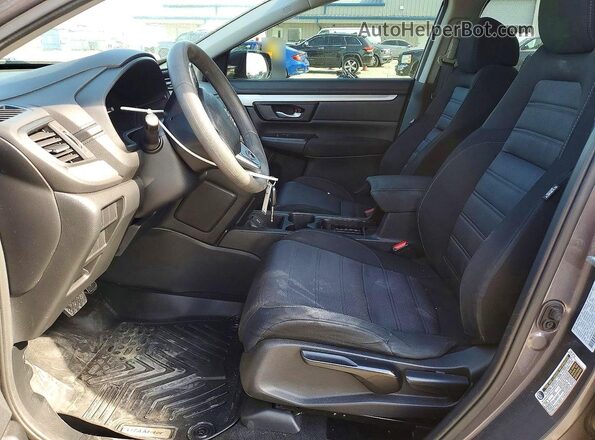 2HKRW6H39JH219034 2018 HONDA CR-V Gray Вид салону спереду
