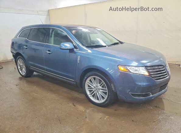 2LMHJ5AT1JBL02158 2018 LINCOLN MKT Blue Delantero derecho