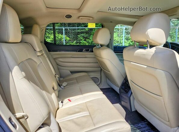 2LMHJ5AT2JBL01102 2018 LINCOLN MKT Бордовый Вид задней части салона