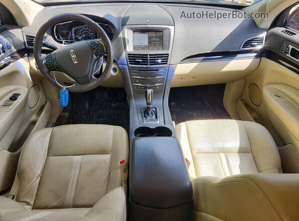 2LMHJ5AT2JBL01102 2018 LINCOLN MKT Бордовый Вид панели приборов