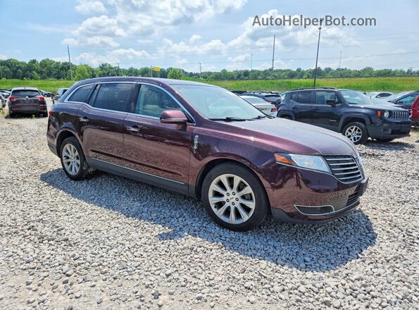 2LMHJ5AT2JBL01102 2018 LINCOLN MKT Бордовый Передняя правая четверть