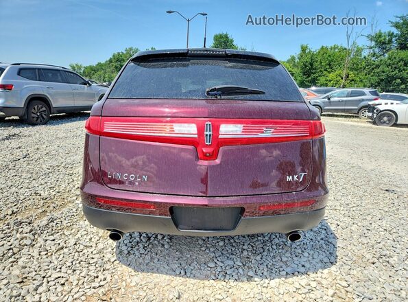 2LMHJ5AT2JBL01102 2018 LINCOLN MKT Бордовый Вид сзади