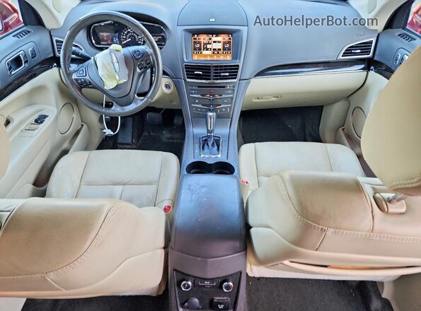 2LMHJ5AT6HBL00772 2017 LINCOLN MKT Maroon წინა პანელის ხედი