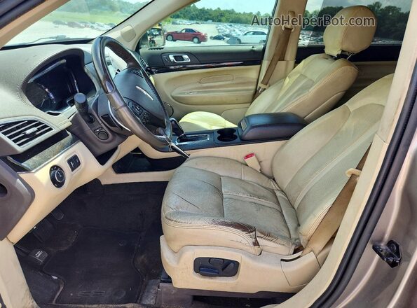 2LMHJ5AT7GBL03176 2016 LINCOLN MKT Gray Widok wnętrza z przodu