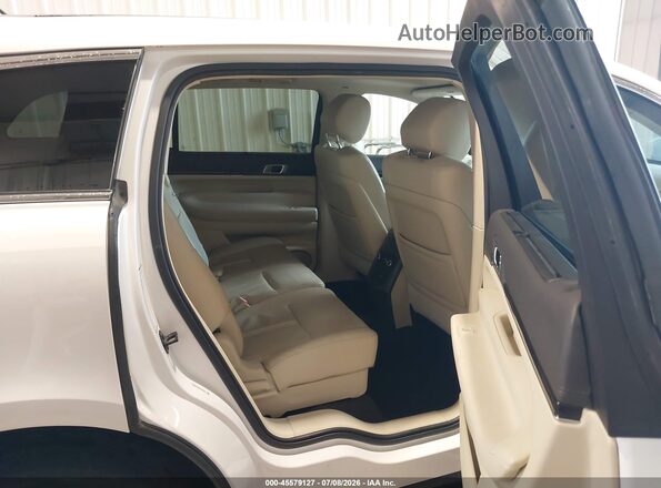 2LMHJ5AT8KBL03342 2019 LINCOLN MKT White Widok naklejki z numerem VIN