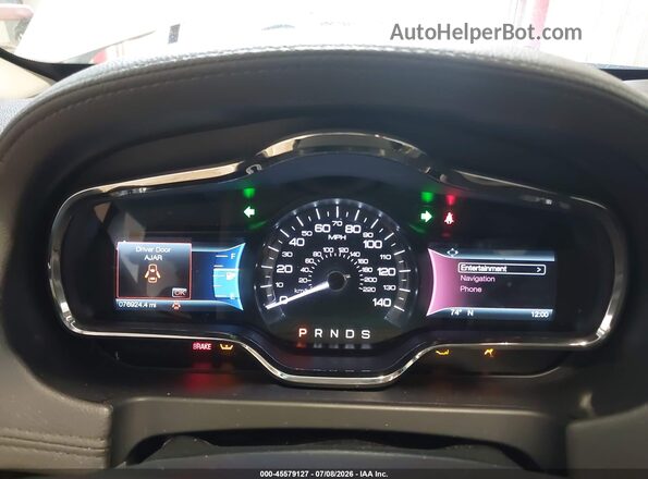 2LMHJ5AT8KBL03342 2019 LINCOLN MKT White Widok tylnych siedzeń