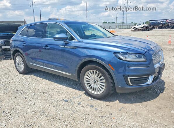 2LMPJ6J91KBL31053 2019 LINCOLN NAUTILUS Blue Delantero derecho