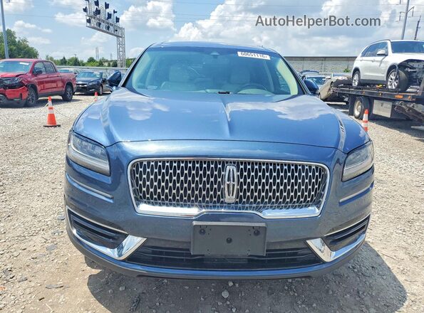 2LMPJ6J91KBL31053 2019 LINCOLN NAUTILUS Blue Vista frontal