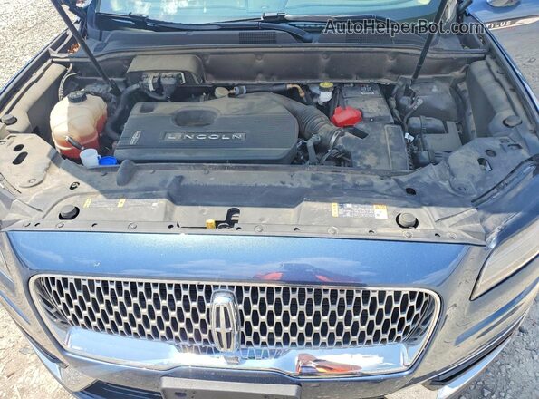 2LMPJ6J91KBL31053 2019 LINCOLN NAUTILUS Blue Vista del compartimento del motor