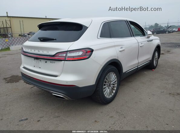 2LMPJ6J97KBL61299 2019 LINCOLN NAUTILUS White Trasero derecho
