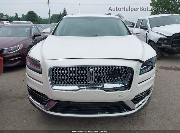 2LMPJ6J97KBL61299 2019 LINCOLN NAUTILUS White Vista del cuadro de instrumentos