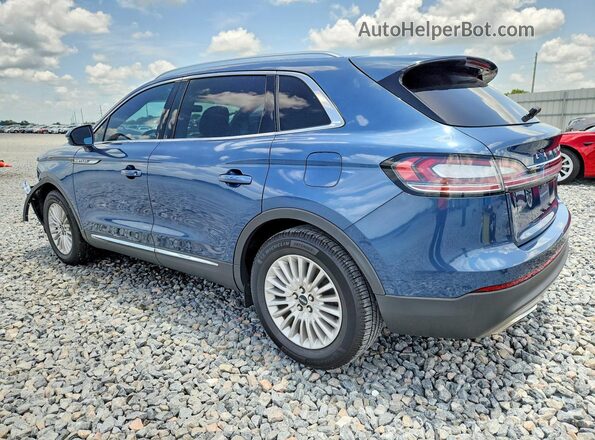 2LMPJ6J99KBL22746 2019 LINCOLN NAUTILUS Blue უკანა მარცხენა